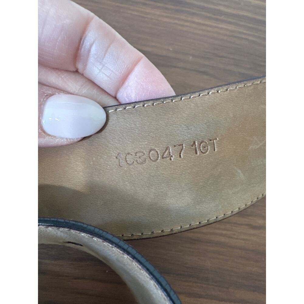 Vintage Prada Leather Belt Size 34/85 - Picture 6 of 11